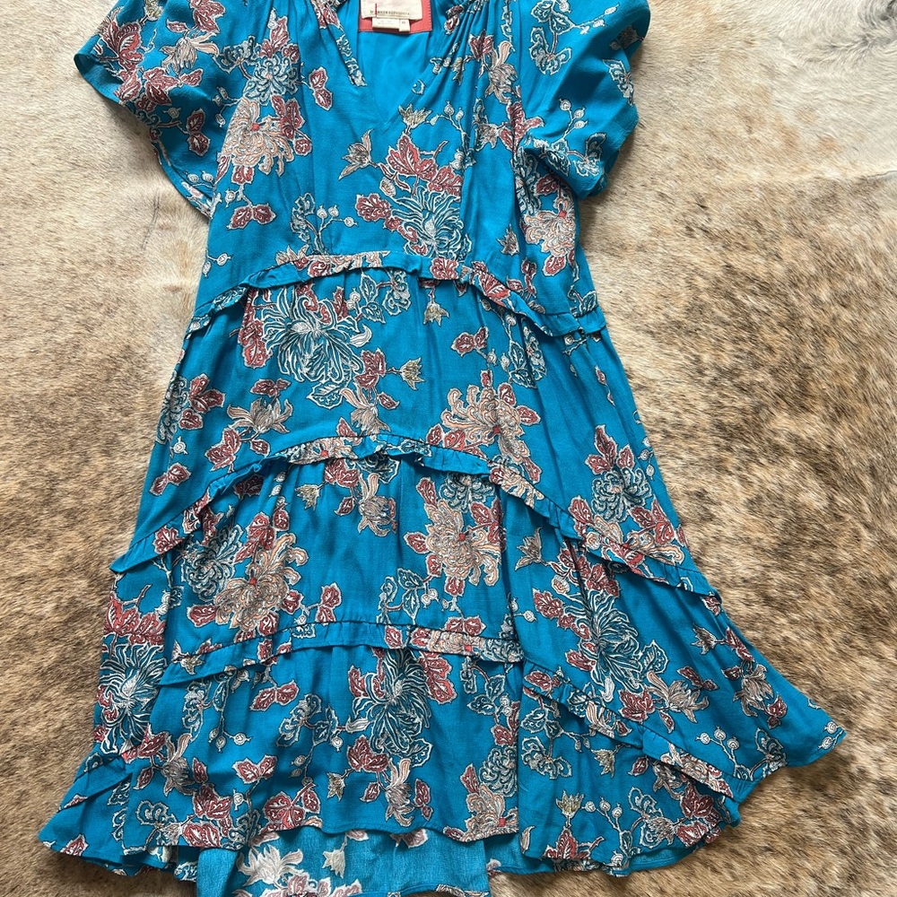 Floral Blue Kids Dress